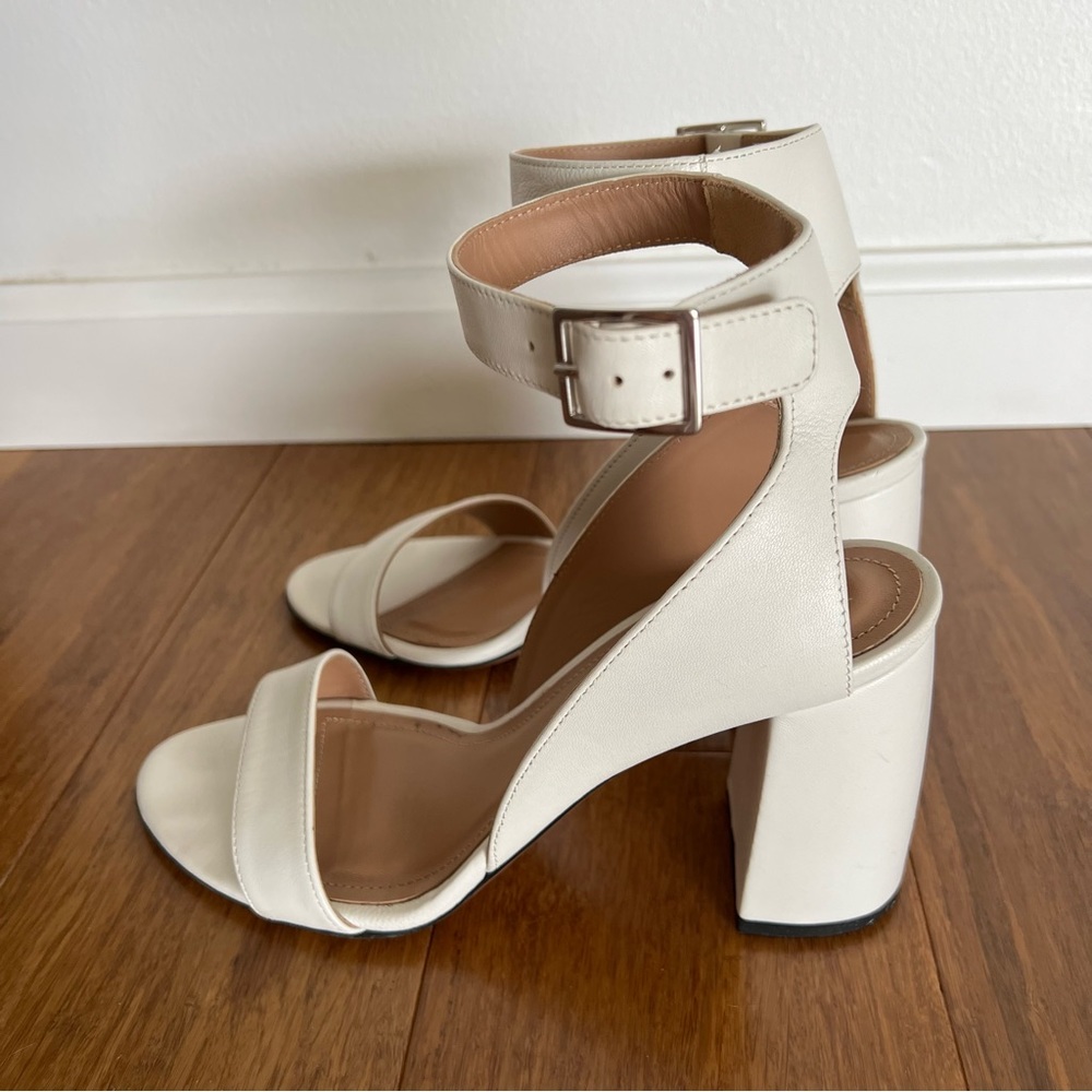 Lewit white heels made in Italy